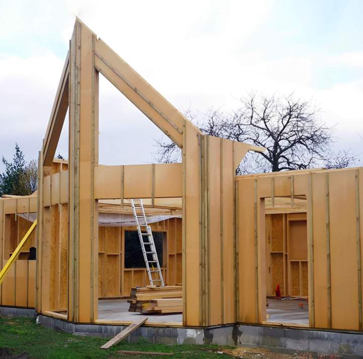 Construction d’ossature bois Pont-Audemer