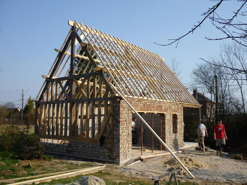 Charpente en bois Pont-Audemer