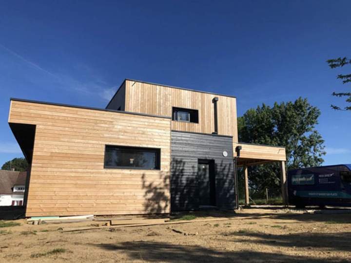 Construction d’ossature bois Pont-Audemer