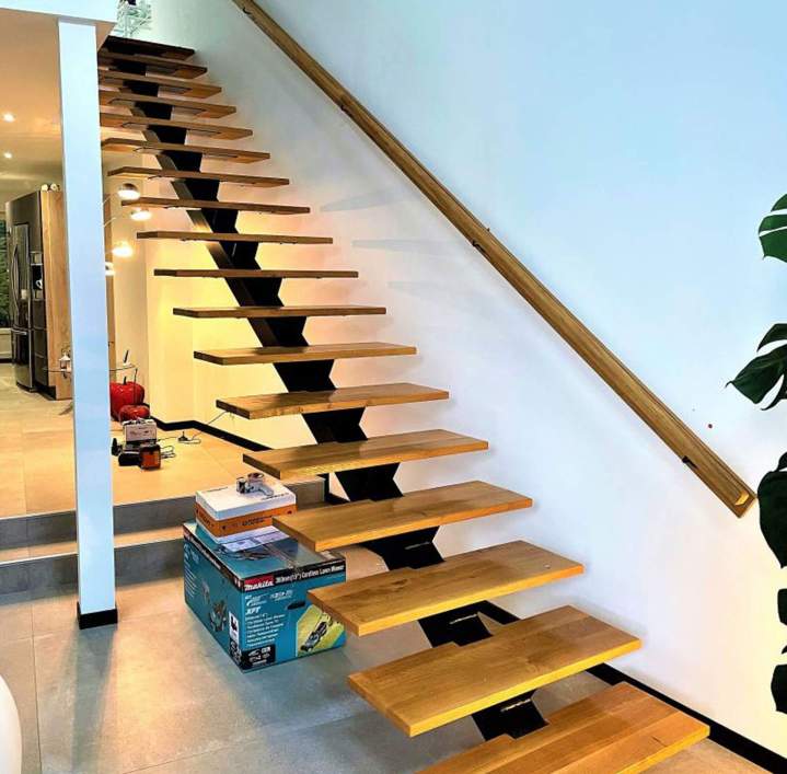 Pose d'escalier bois Pont-Audemer